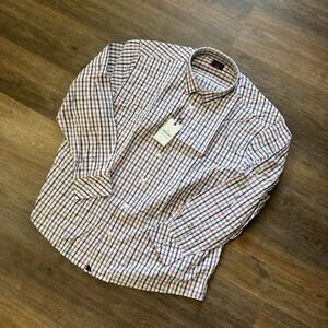 UNTUCKit Bonnet 100% Cotton Mens Long Sleeve Button‎ Up Shirt Size 3XLC